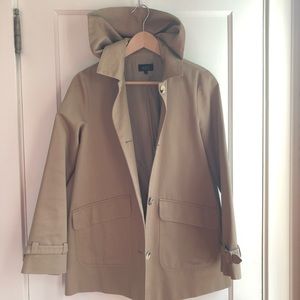 APC trench jacket w/ removable hood size S